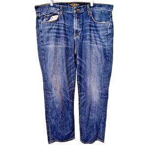 Lucky Brand Jeans Mens 40x30 Blue 221 Original Straight Denim Casual Medium Wash